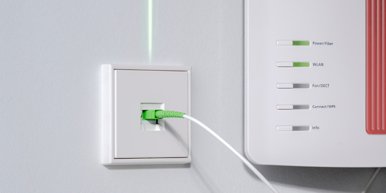 Die neuen Glasfaser-Anschlussdosen bei Elektro Klein GmbH in Berg